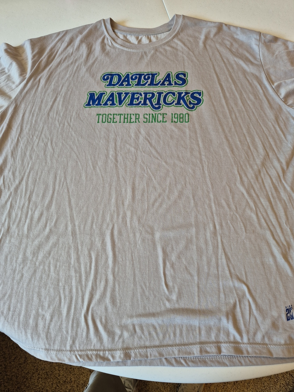 Dallas Mavericks 'Together Since 1980' Graphic Tee - Gray 4776
